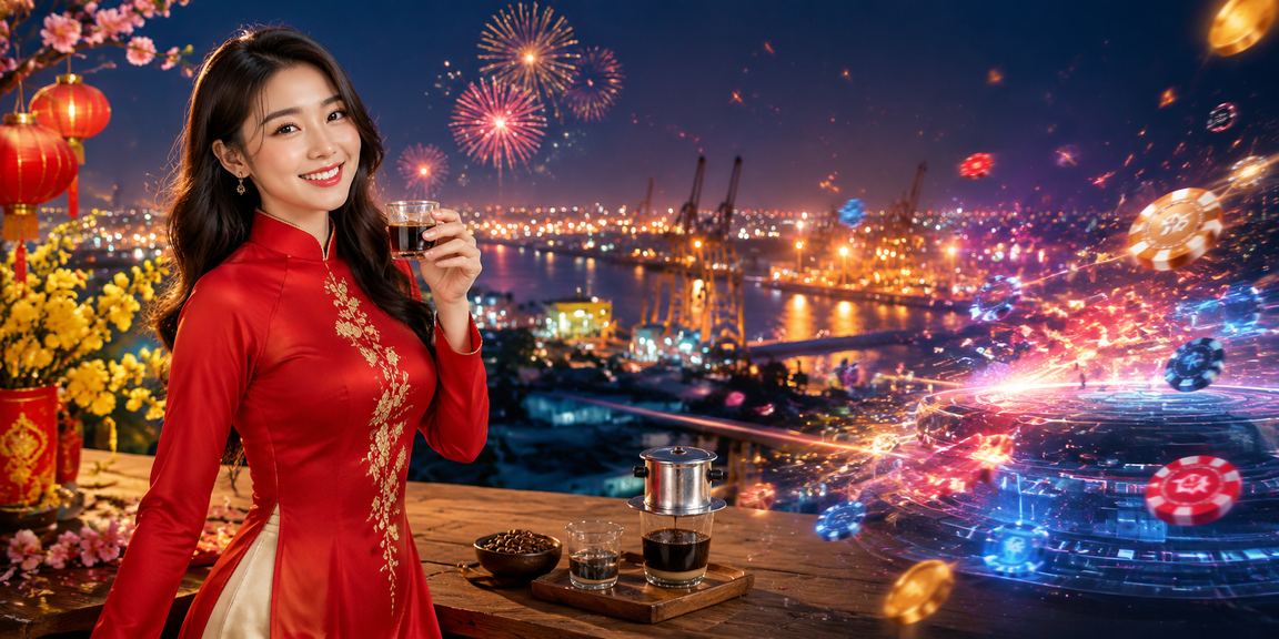 Game thủ tại Hải Phòng theo dõi giải esports và đặt cược trực tuyến qua coq10 bên ly cà phê